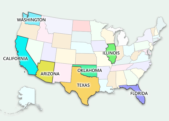 3PL Location Map