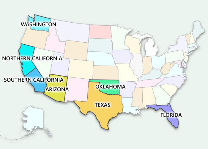 3PL Location Map